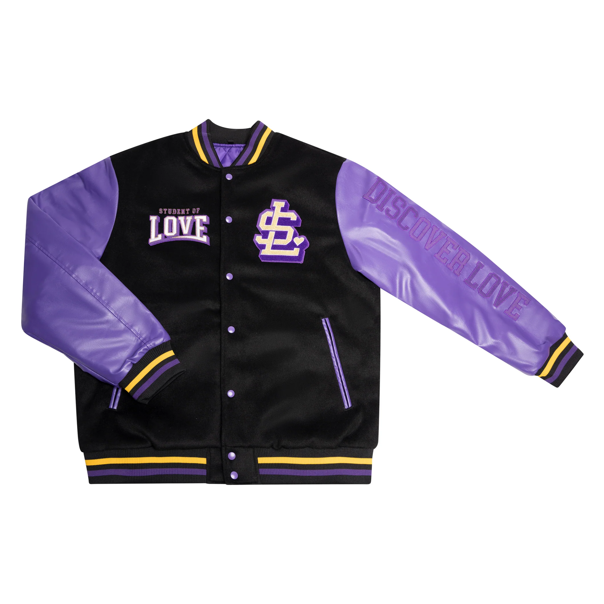 Men’s Student of Love varsity jacket
