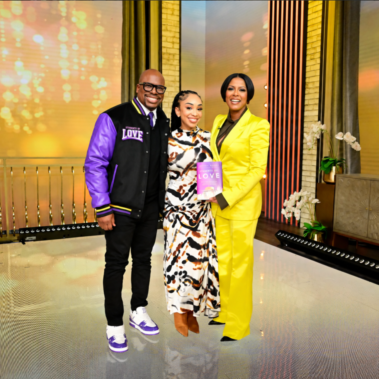 Laterras and Ashley with Tamron Hall and Student of Love